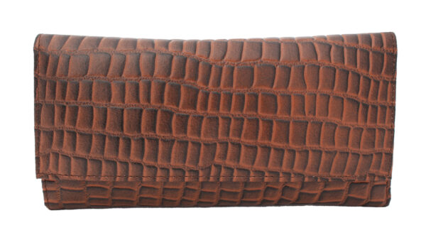 Basket Weave Embossed Ladies Clutch Purses