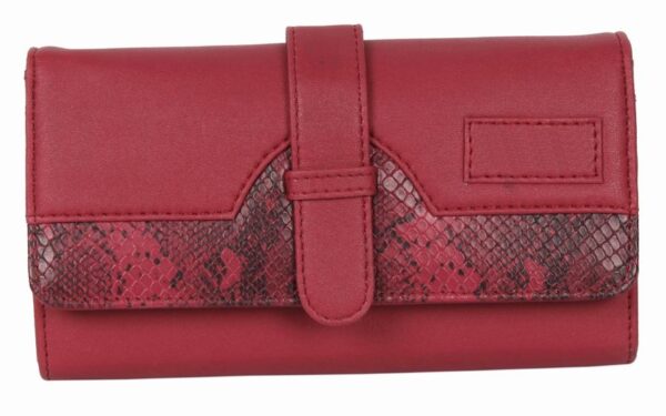 Elegant Snake Foiled Wallet For Women